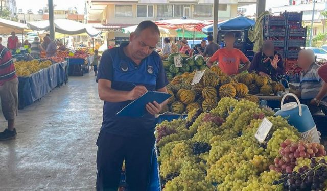 Manavgat’ta zabıta ekipleri denetimlerini sürdürüyor
