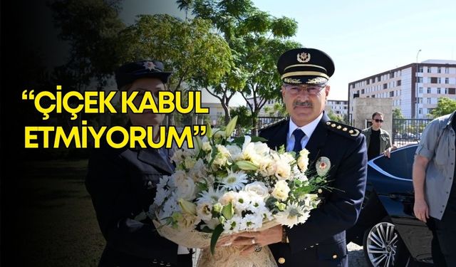 Antalya Emniyet Müdür Zaimoğlu’nda ilk mesaj: “Çiçek kabul etmiyorum”