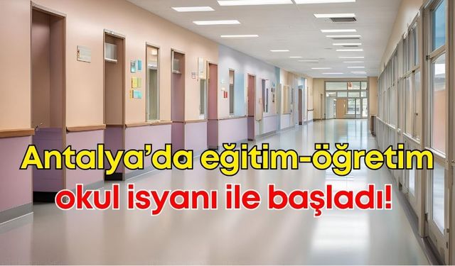 Antalya Şelale Mahallesi'nde eğitim çilesi: 50 kişilik sınıflara çözüm aranıyor!