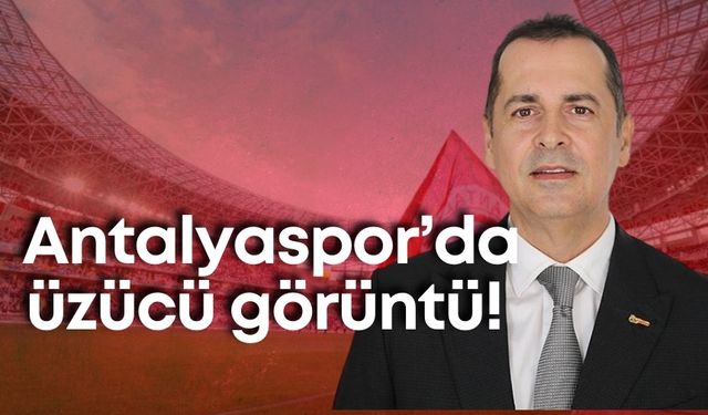 Antalyaspor’da üzücü görüntü! Rıza Perçin, "Cehenneme çevirin" demişti...