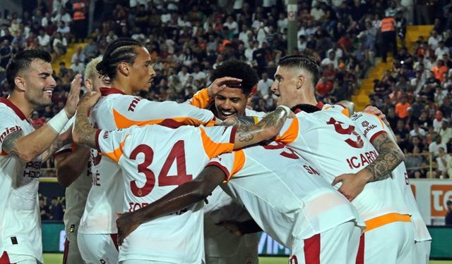 Galatasaray'a Alanya deplasmanından aslan payı!