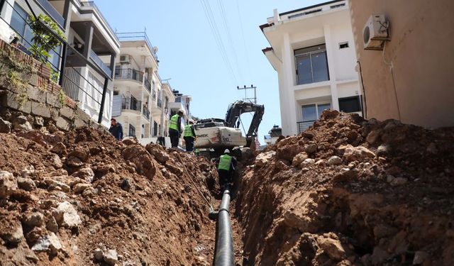Muğla'da 175 bin metrelik hat çalışması