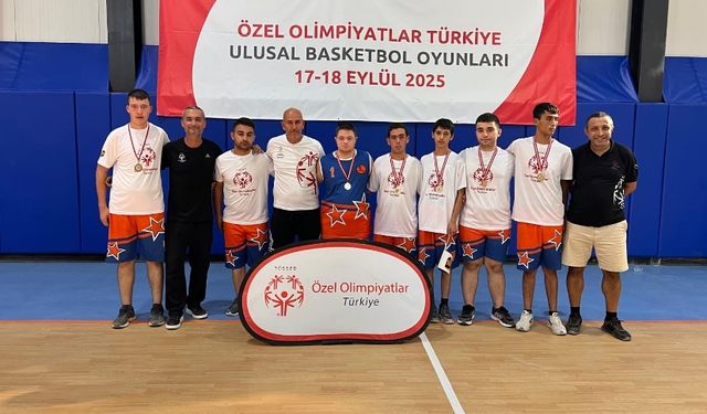 Özel sporcuların basketbol coşkusu Antalya'da yaşandı