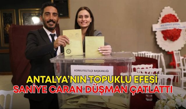 Antalya’nın topuklu efesi Saniye Caran düşman çatlattı! Kongrede en ön safta yerini aldı