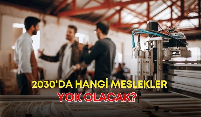 2030'da hangi meslekler yok olacak?