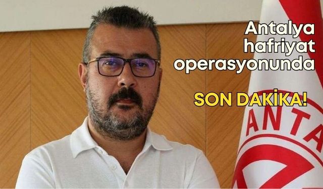 Antalya hafriyat operasyonunda son dakika! Aziz Çetin serbest bırakıldı