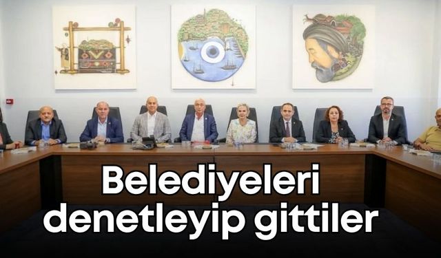 Belediyeleri denetleyen CHP heyeti Antalya’dan ayrıldı
