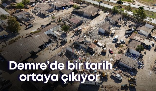 Demre’de bir tarih ortaya çıkıyor