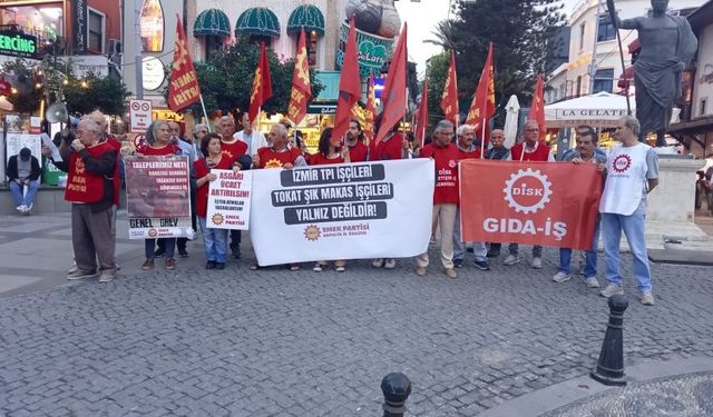 Emek Partisi Antalya’da TPİ Composite çalışanlarına destek verdi