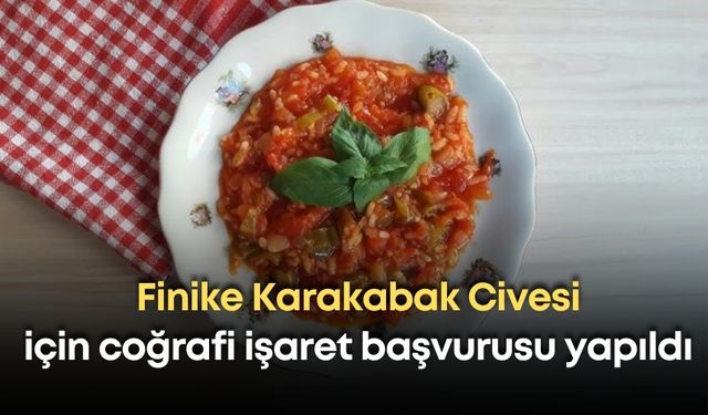 Finike Karakabak Civesi için coğrafi işaret başvurusu yapıldı