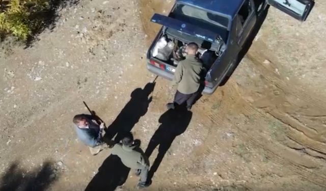 Eğirdir'de kaçak avcı suçüstü yakalandı