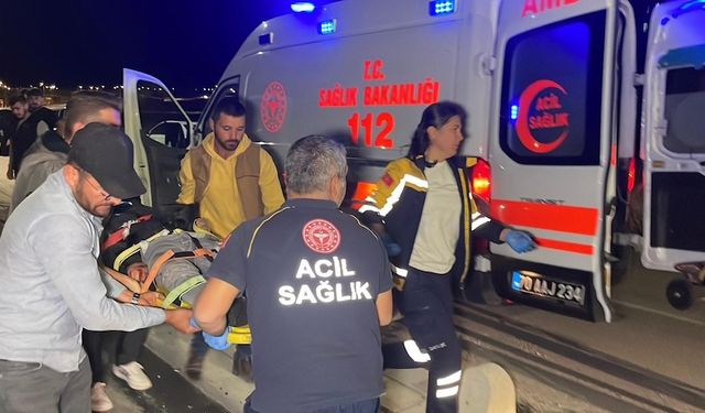 Karaman'da motosiklet kazası: 20 yaşındaki sürücü ağır yaralandı