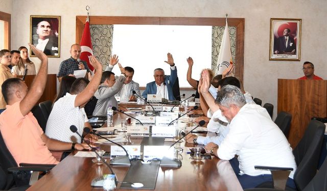 Kemer Belediye Meclisi'nde Gazze damgası!