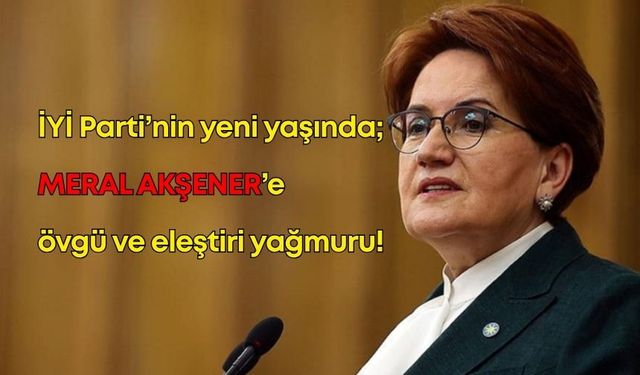 İYİ Parti'nin 8. yaşını kutlayan Meral Akşener'e yorum yağmuru