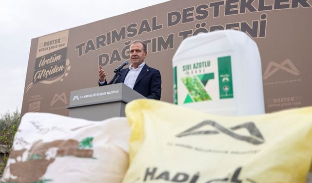 Mersin'de üretime 85 milyon TL'lik dev destek