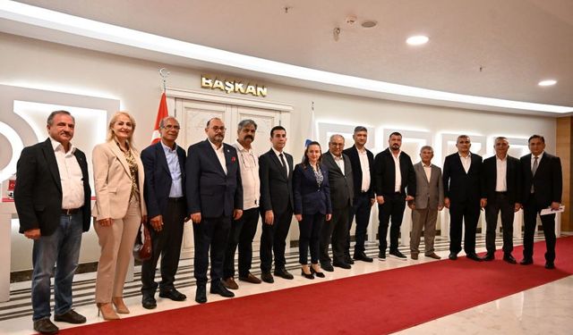 Muhtarlar, Başkanvekili Özdemir’le bir araya geldi