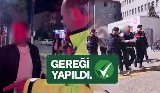 Polise yumruklu saldırı, cezasız kalmadı!