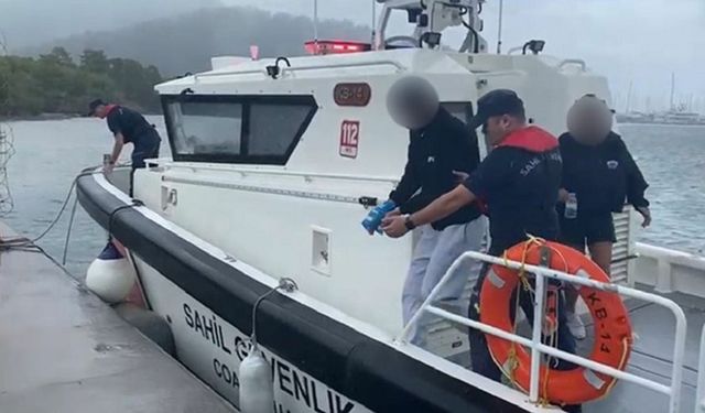 Marmaris açıklarında yaralanan çocuğa acil müdahale