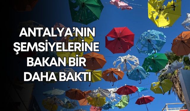 Antalya’nın şemsiyelerine bakan bir daha baktı! 450 şemsiye delik deşik oldu