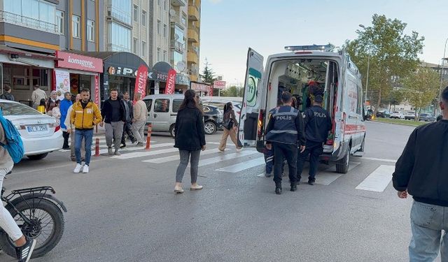 Konya'da bisiklet ve motosiklet çarpıştı: 2 yaralı