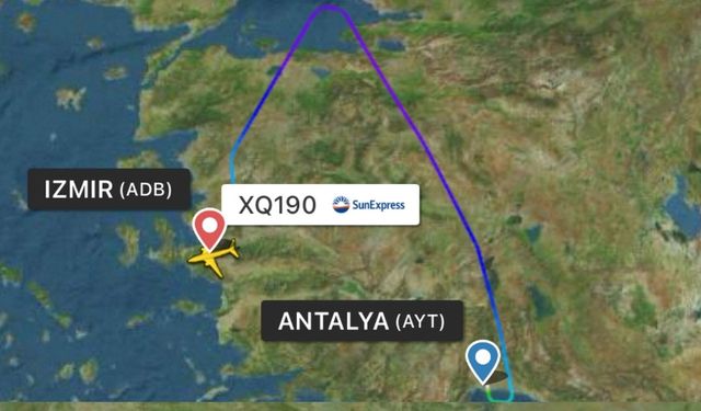 Teknik arıza nedeniyle Antalya-Viyana uçağı İzmir'e zorunlu iniş yaptı
