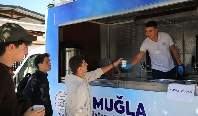 Muğla'da öğrencilerin içini ısıtan destek
