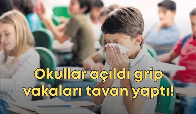 Okullar açıldı grip vakaları tavan yaptı! Aciller öğrencilerle doldu