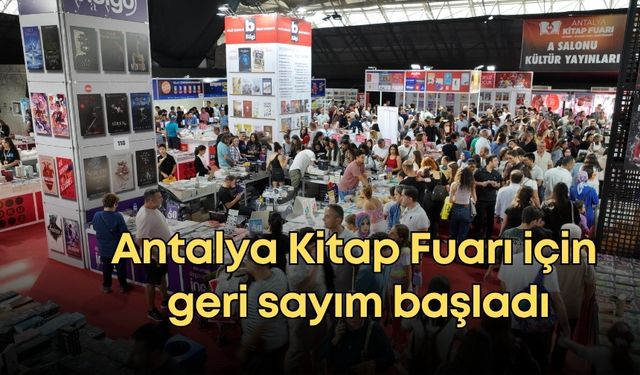 Antalya Kitap Fuarı için geri sayım başladı! Temada adalet vurgusu