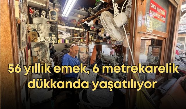 Antalya'da 56 yıllık emek, 6 metrekarelik dükkanda yaşatılıyor