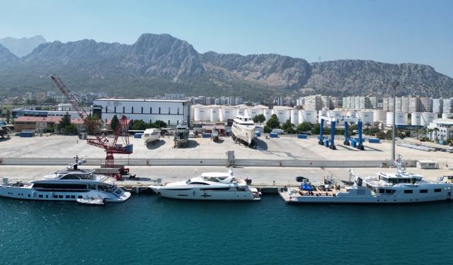 Antalya Serbest Bölge, lüks yat üretiminde rekora doymuyor