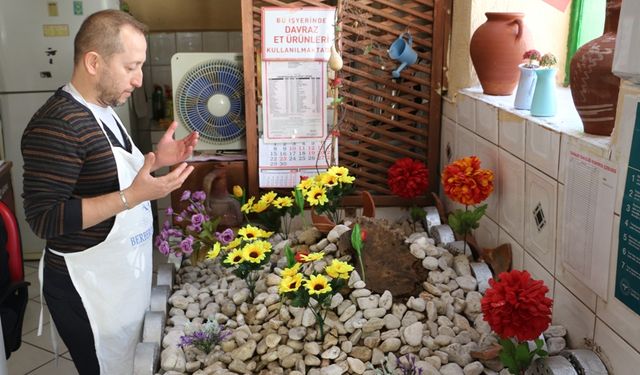 Isparta'da pide salonunun içindeki gizemli mezar şaşırtıyor