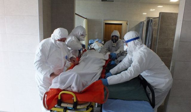 Burdur'da gerçeğini aratmayan tatbikat