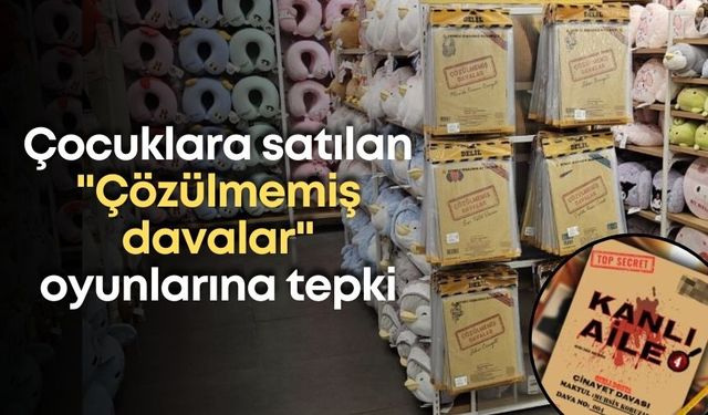 Çocuklara satılan 'cinayet senaryolu' oyunlara tepki