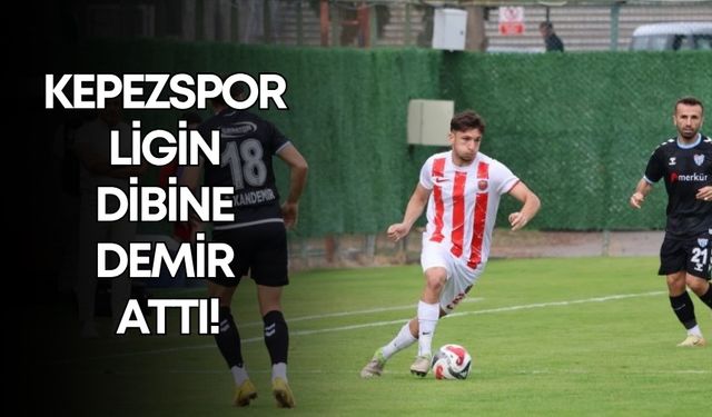Kepezspor ligin dibine demir attı!