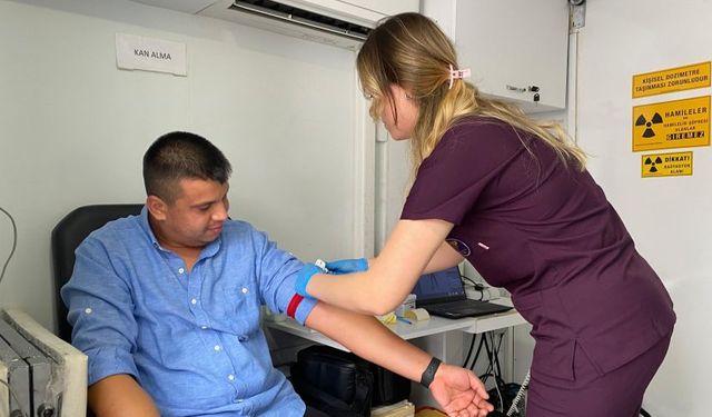 Konyaaltı Belediyesi personeline sağlık taraması yapıldı