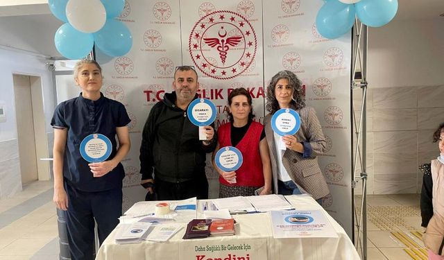 Serik Devlet Hastanesi'nden diyabete dikkat çeken etkinlik