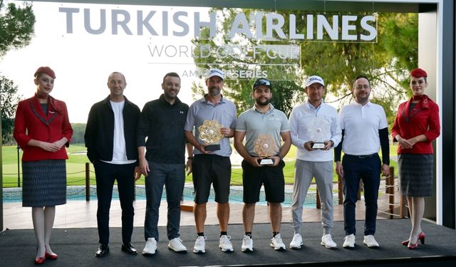Antalya'da Turkish Airlines World Golf Cup'ta şampiyonlar belli oldu