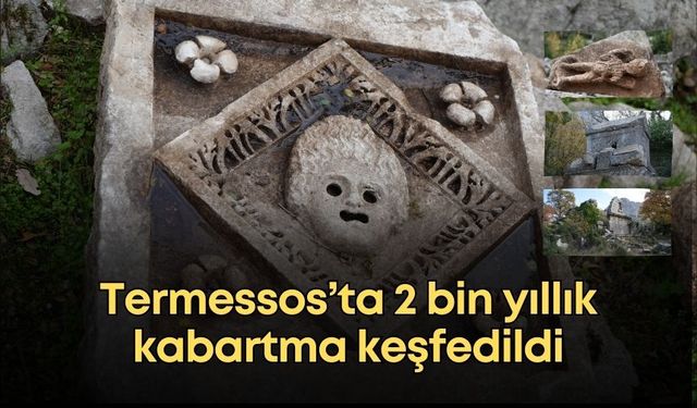 Termessos’ta 2 bin yıllık dans eden kadınlar kabartması keşfedildi