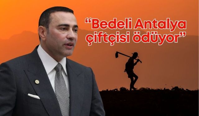 CHP’li Aykut Kaya’dan Ukrayna’ya gümrük vergisi tepkisi: “Antalyalı çiftçi bedel ödüyor!”
