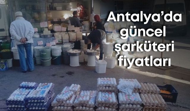 Antalya’da güncel şarküteri fiyatları... Yumurta tavan yaptı!