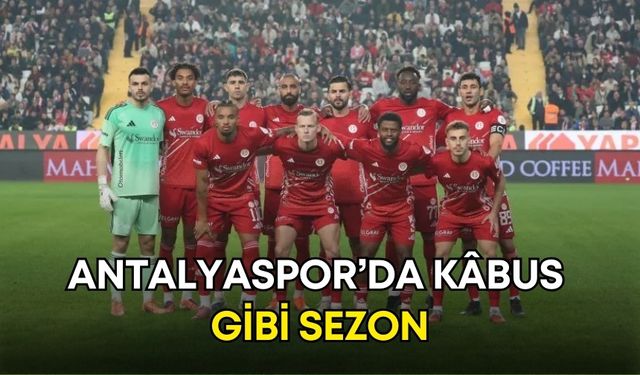 Antalyaspor kendi evinde hasret kaldı! Akdeniz ekibi 96 dakikada bir gol attı