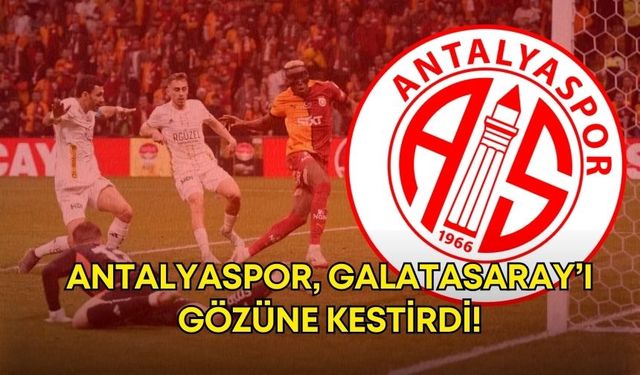 Antalyaspor’da hasret devam ediyor! Bulut’tan Galatasaray açıklaması