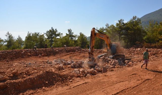 Alanya Cikcilli Mezarlığı’nda çalışma başlatıldı