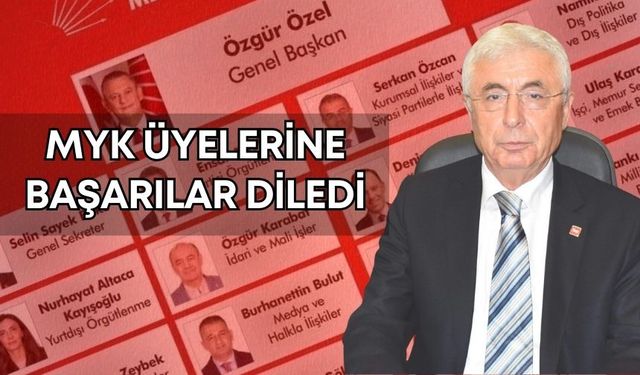 Nail Kamacı, Özgür Özel ve yeni MYK üyelerine başarılar diledi