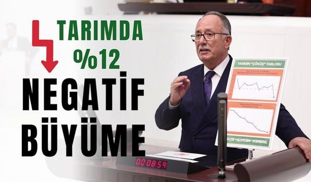 Saadet Partili Kılıç, tarım sektöründeki küçülmeye isyan etti!