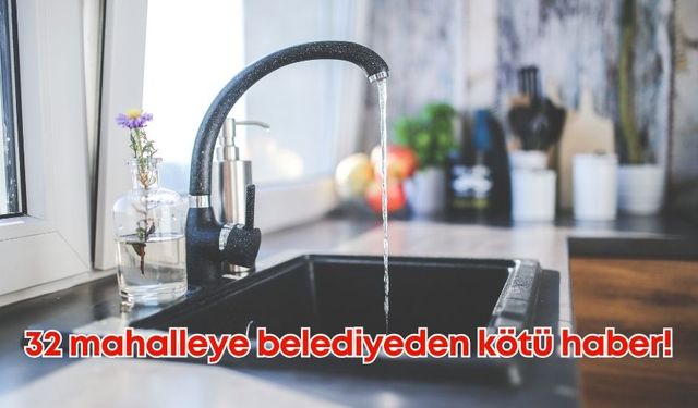 Antalya Muratpaşa'da su kesintisi!