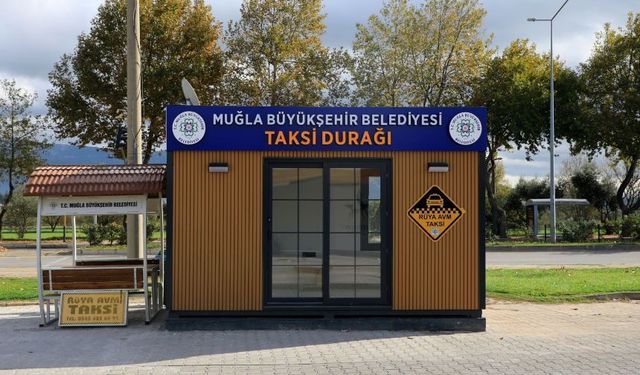 Muğla'da taksi durakları yenileniyor