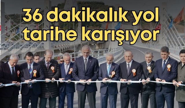 Alanya Doğu Çevre Yolu açıldı! 36 dakikalık yol tarihe karışıyor