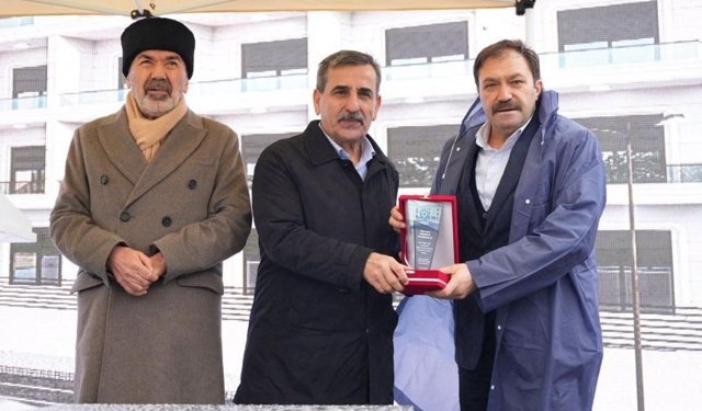 Türk Büro-Sen'in Manavgat'taki dev sosyal tesisi için ilk harç dualarla atıldı