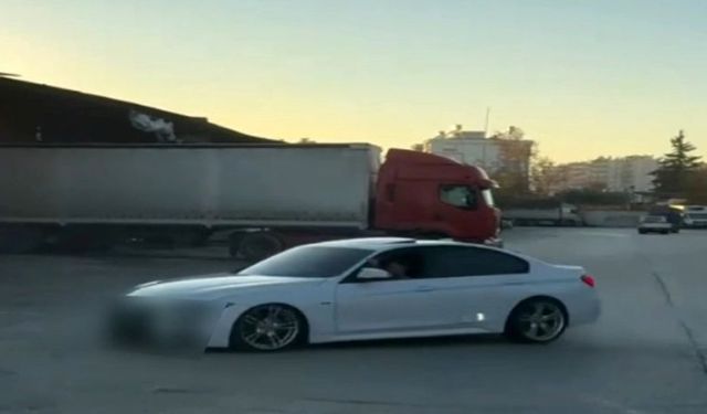 Kepez’de drift atan sürücüye çifte ceza